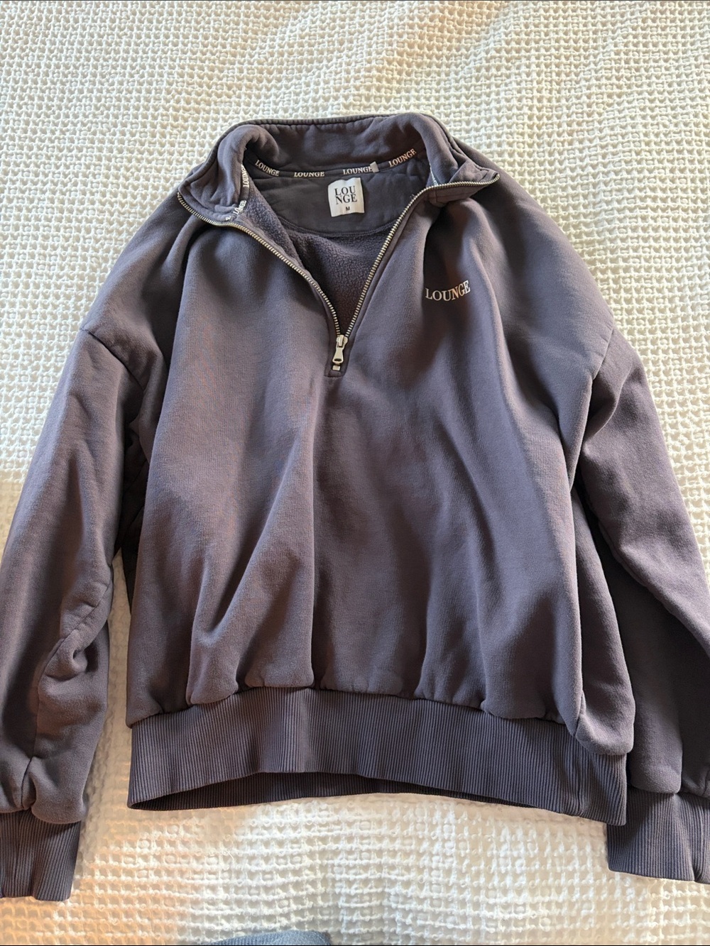Lounge Quarter Zip Pullover Sweater